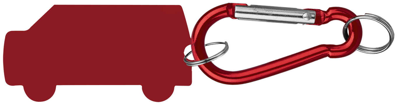 Aluminum Key Holder & Dog Tag with Carabiner 4