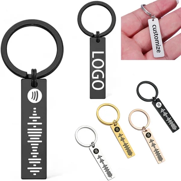 Personalized Music Keyring 5