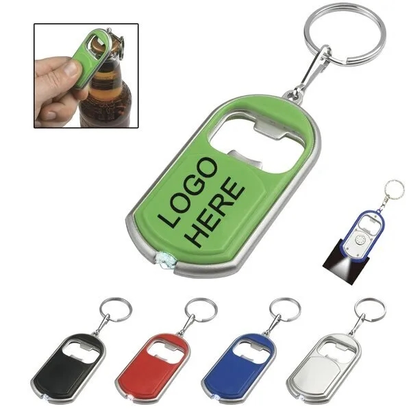 Bottle Opener Key Chain With LED Light 3