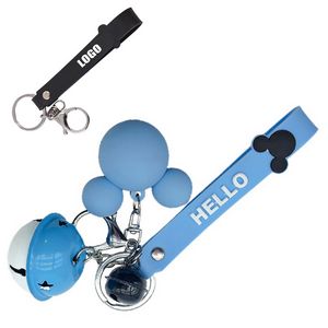 3D Mouse PVC Keychain With Bells For Fun and Organization 11