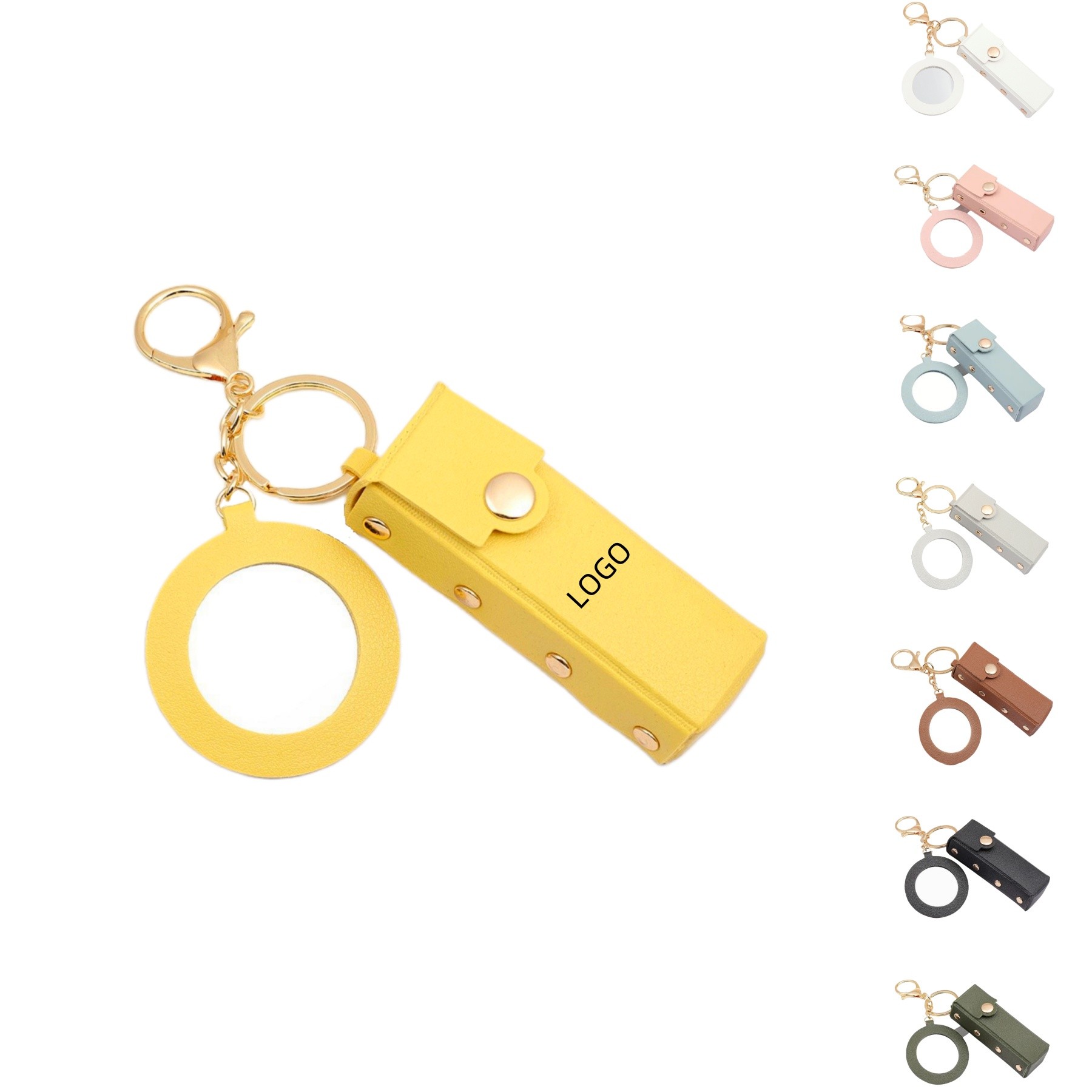 Lipstick Storage Key Chain