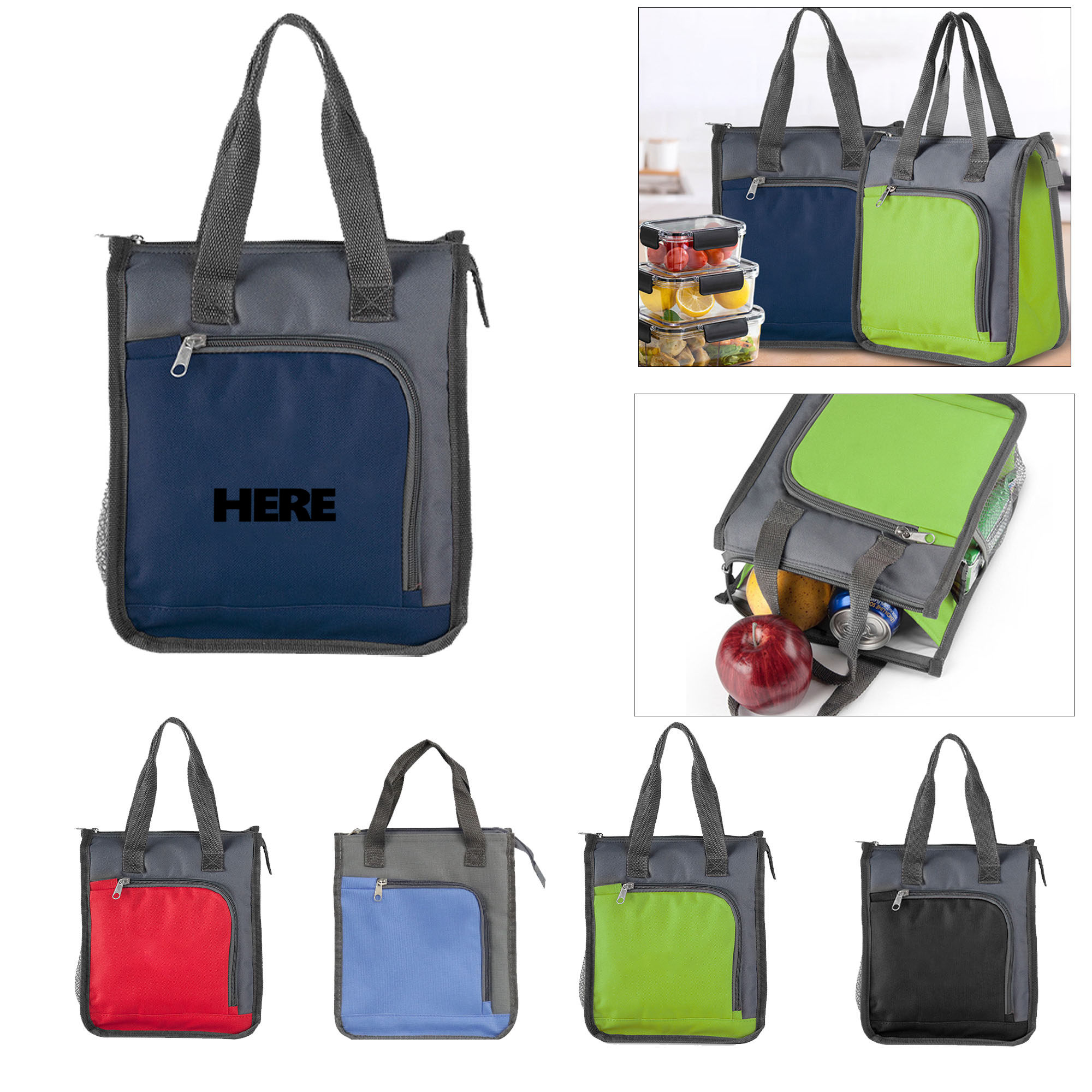 Insulated Lunch Bag Portable for Work School Travel 1