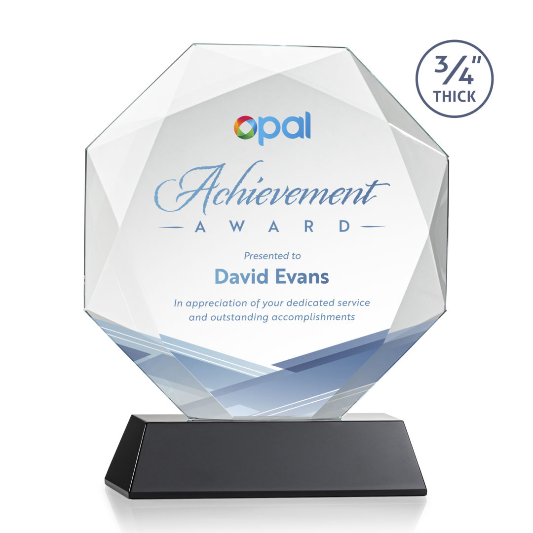 Bradford VividPrint™ Award on Newhaven Base - Black