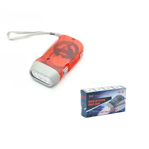 Hand Crank Power Generating Flashlight - Manual Operation 5