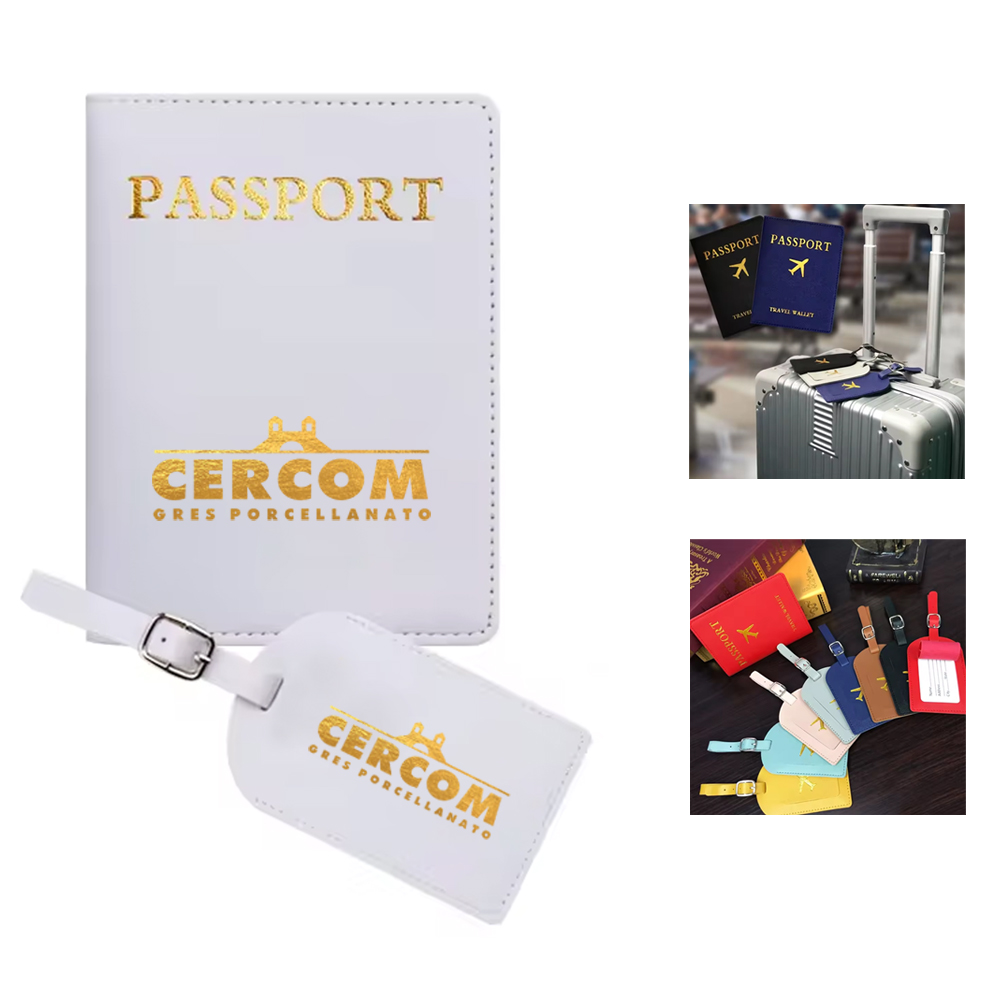 Leatherette Luggage Tag & Passport Holder 6