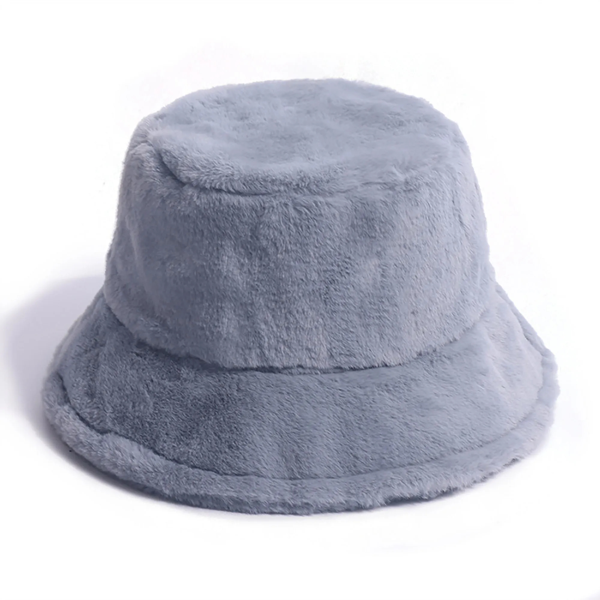 Faux Fur Bucket Hat Winter Warmer Fisherman Cap 18