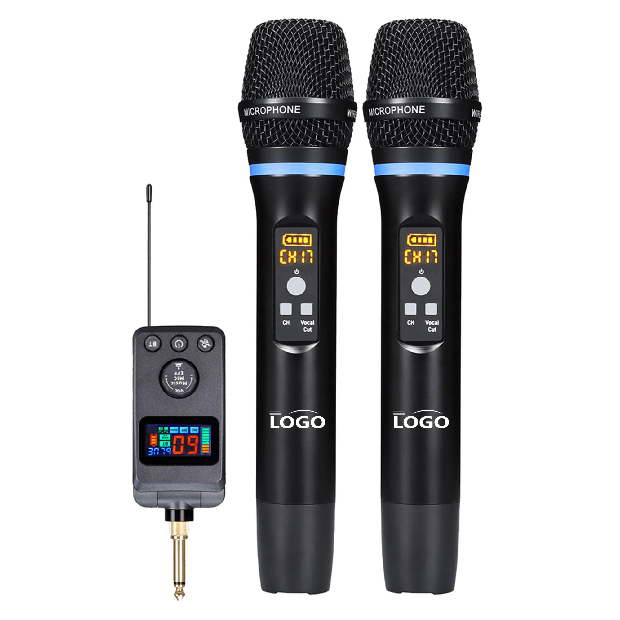 Wireless MicrophoneMic System With Rechargeable Receiver MOQ 1
