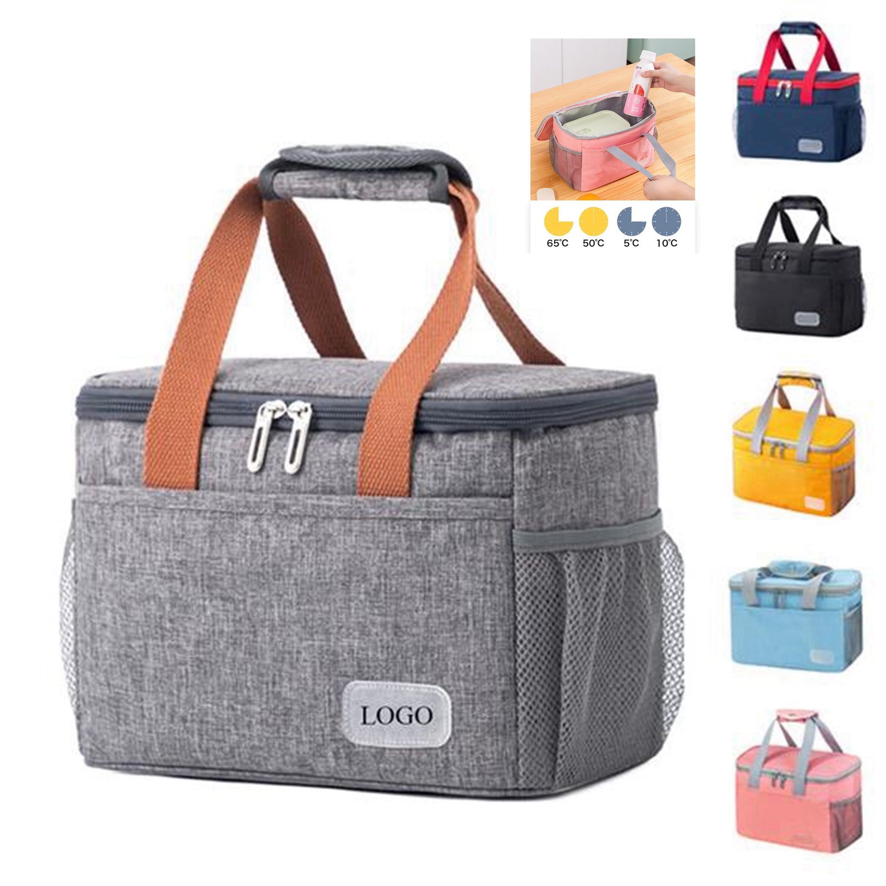 Insulated Lunch Shoulder Bag 3