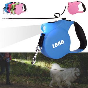 2 In 1 Retractable Dog Leash With Flashlight 24