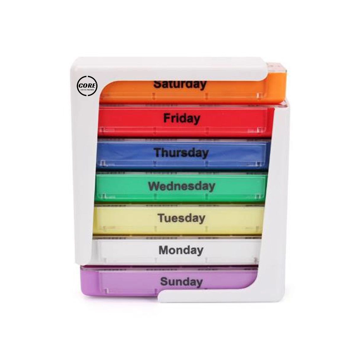 Stackable Daily Pill Organizer 7 Day 4 Times 1