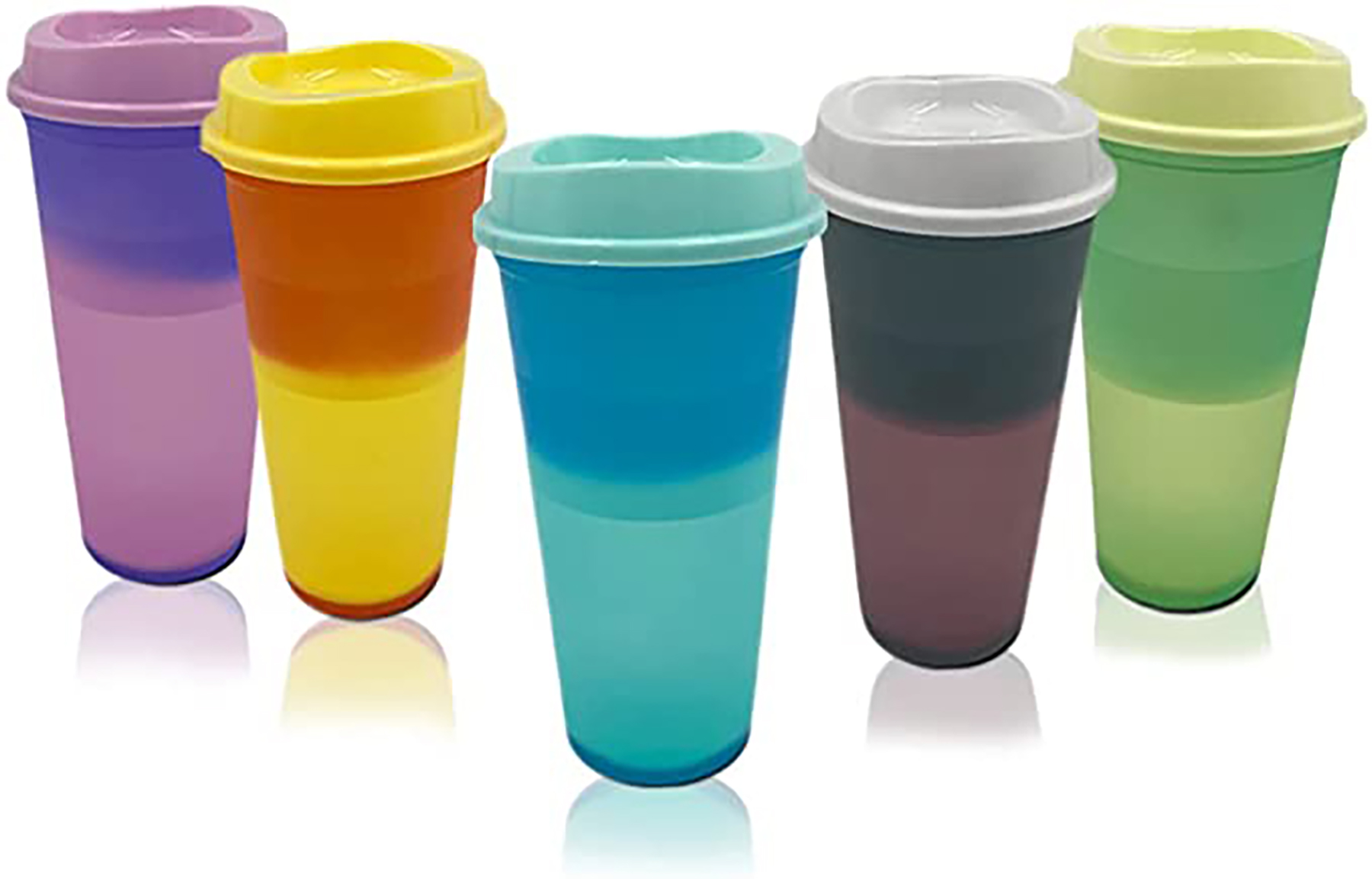 16 oz Hot Color Changing Cups w/ Lid 14