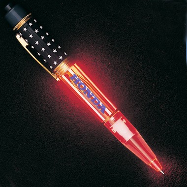 Patriotic LED Light Pen w/ Red Light 1