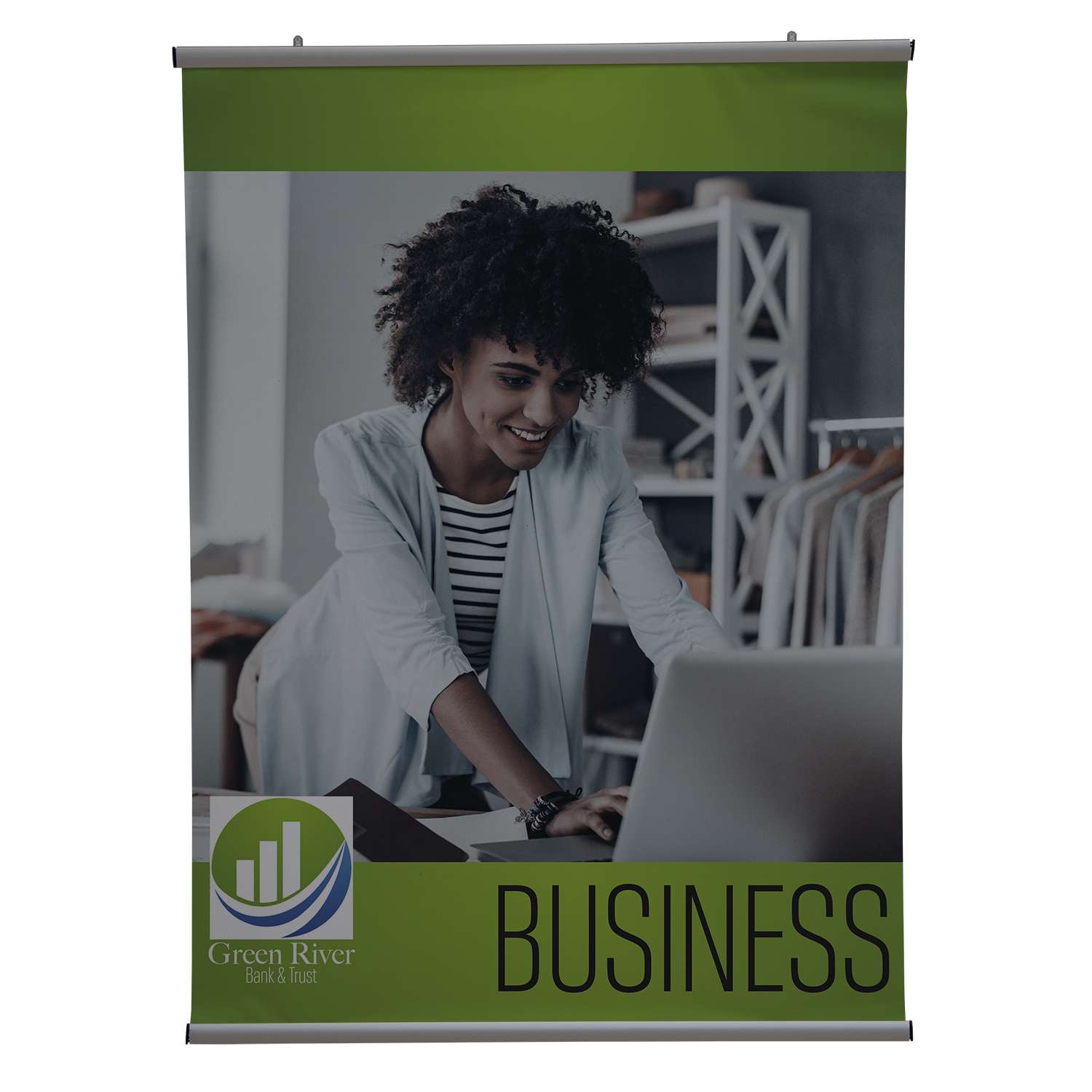 36" x 48" EasySnap Hanging Banner Kit - 13 oz. Vinyl (Double-Sided) 4