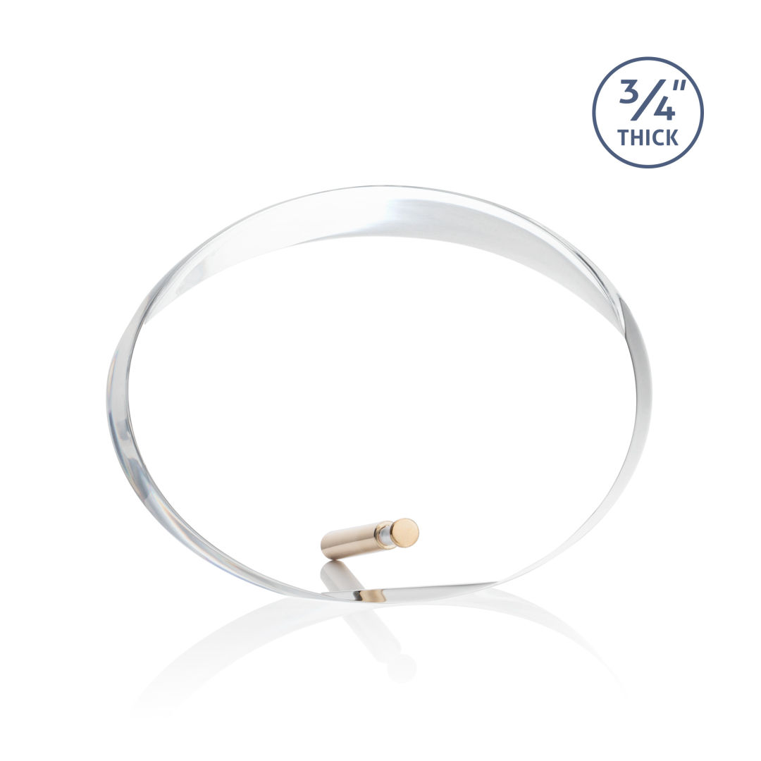 Mosaic Oval VividPrint™ Award - Gold 8