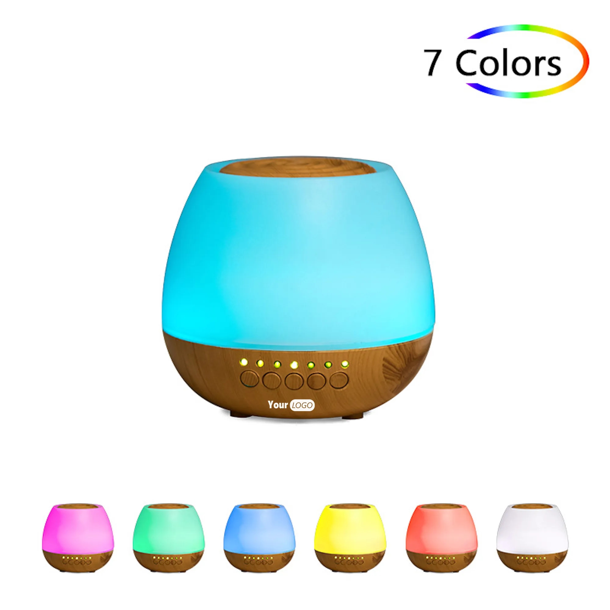 Oils Aromatherapy Diffuser Cool Mist Humidifier with 7 Color 3