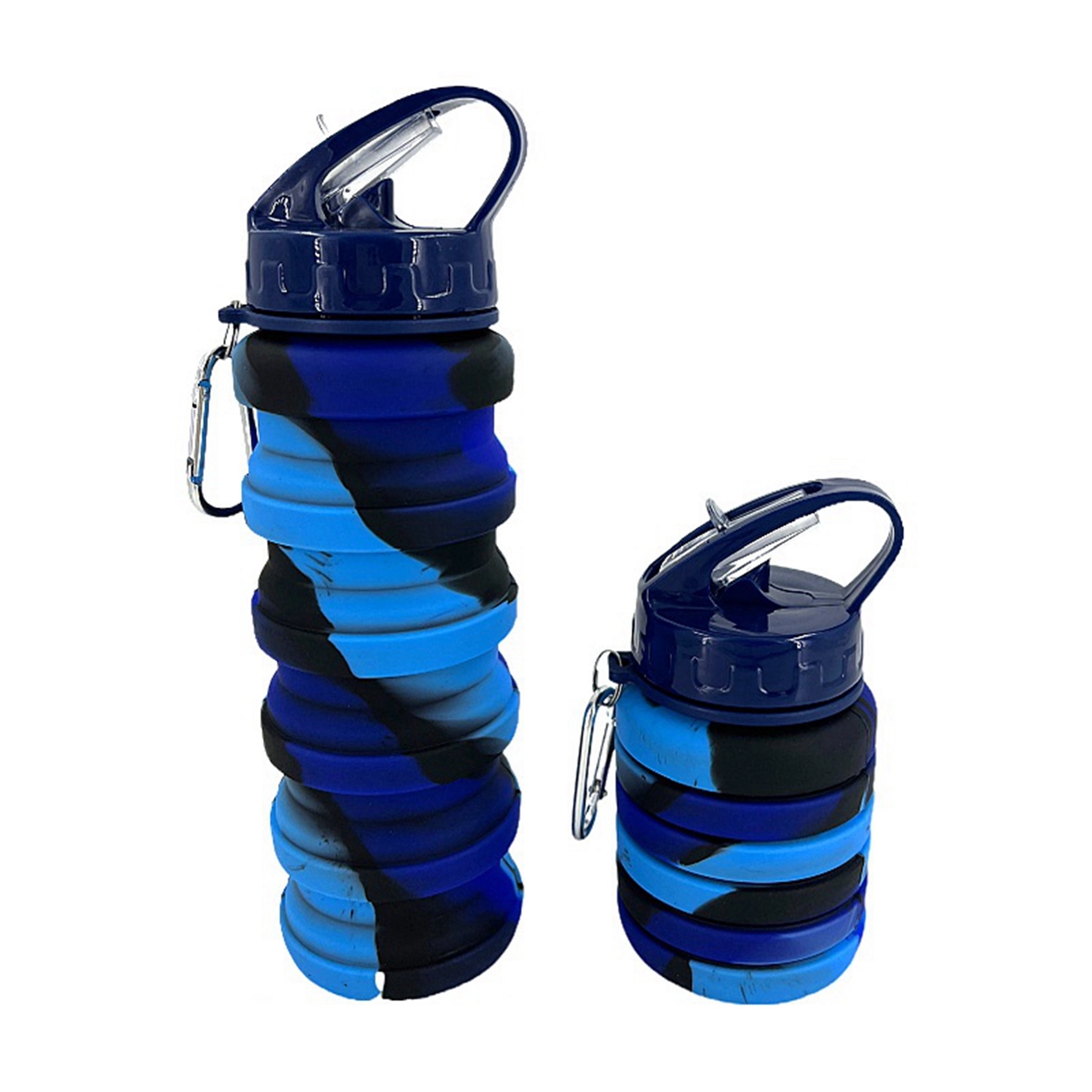 17 Oz. Silicone Collapsible Water Bottle with Straw Lid 5