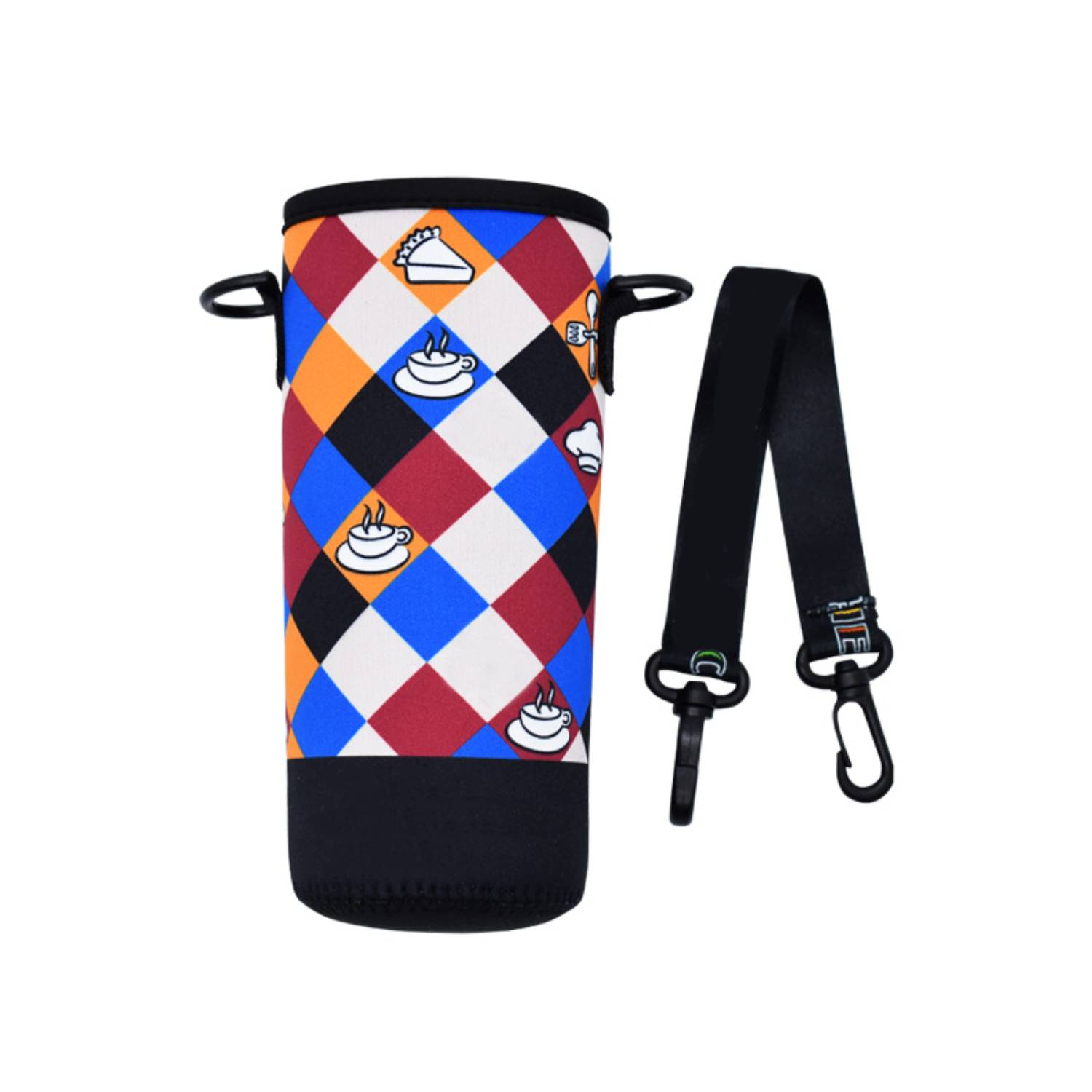 Neoprene Bottle Sleeve with Handle, 16.9 oz., custom koozie with logo imprint 7