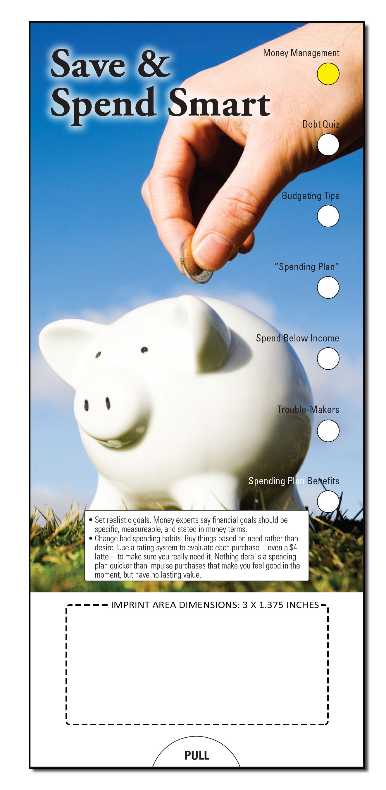 SLIDE CHART - Save & Spend Smart Slide Chart 2