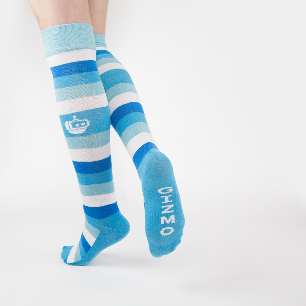 Custom Knit Cotton Knee High Business & Dress Socks 5