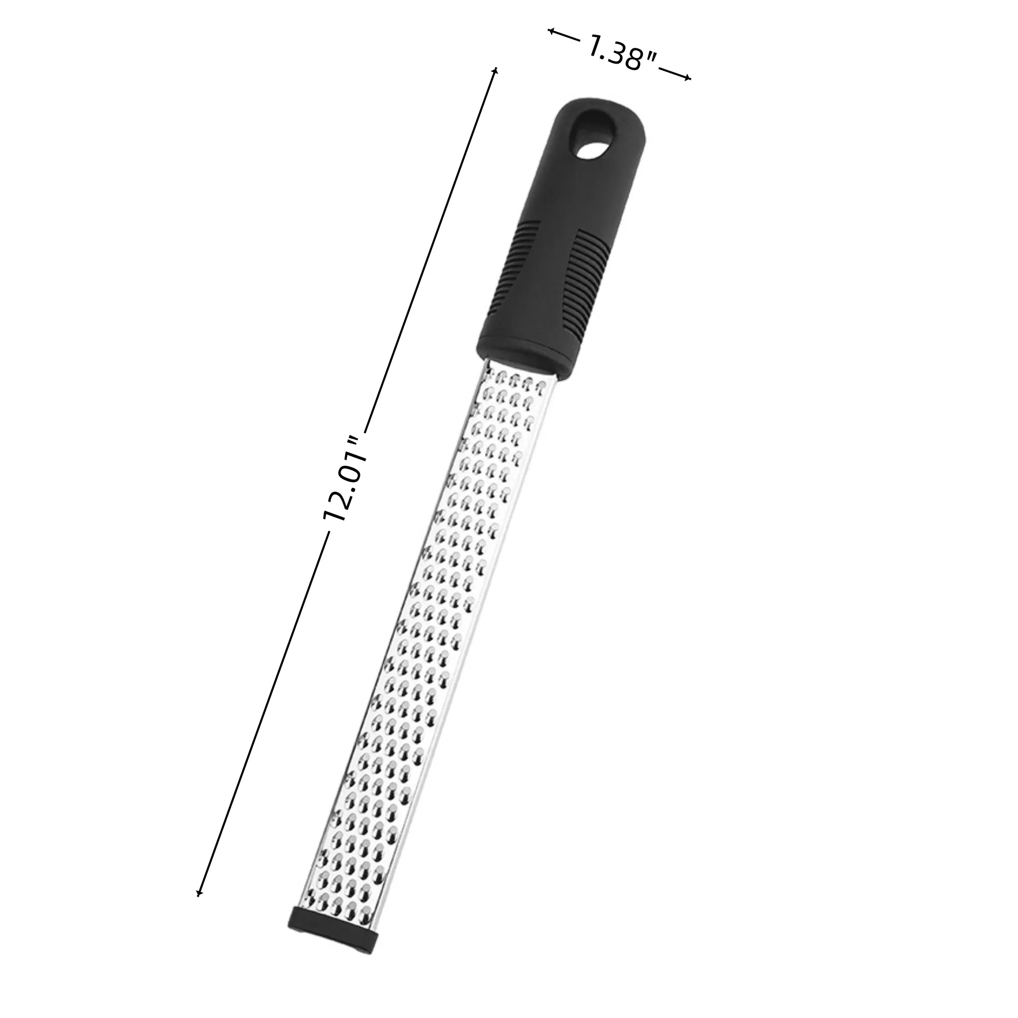 Stainless Steel Cheese Grater Long Handheld Lemon Zester 3