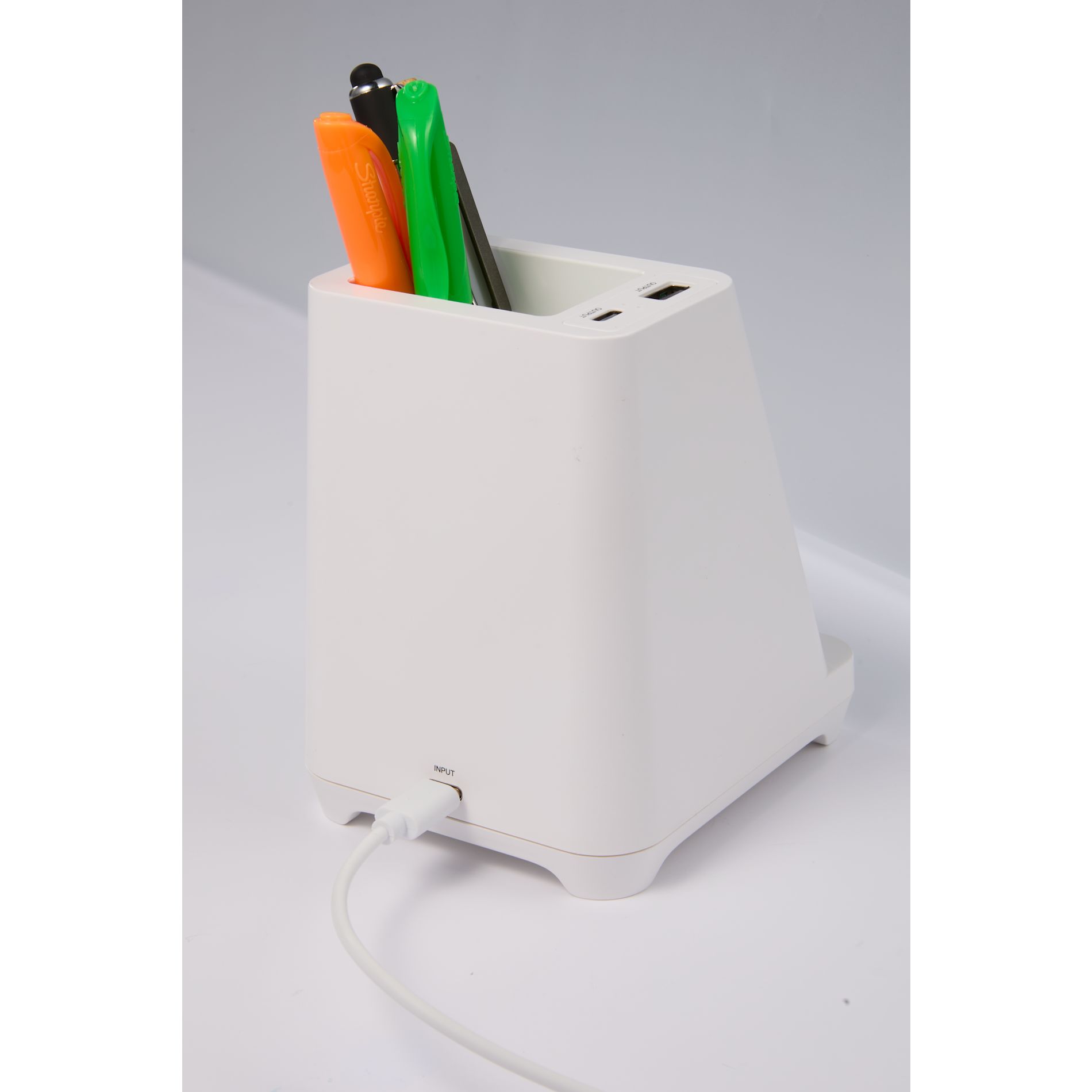 Desk Mate Organizer with Bluetooth Speaker and Hub 19