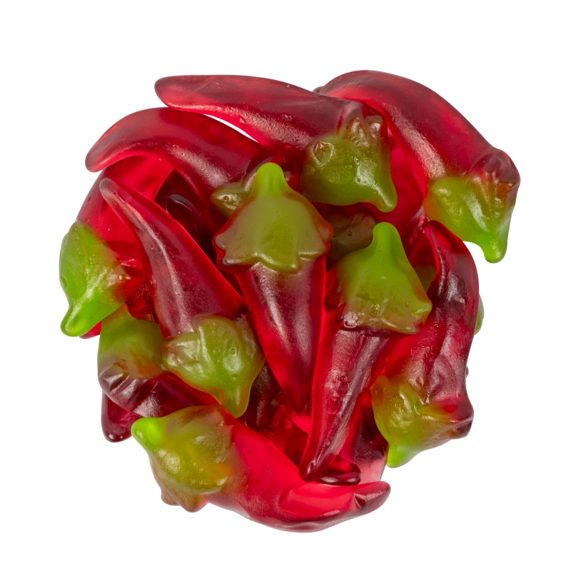 4 oz. ECO-Digibag™, Compostable, Red Hot Chili Pepper Gummies 2