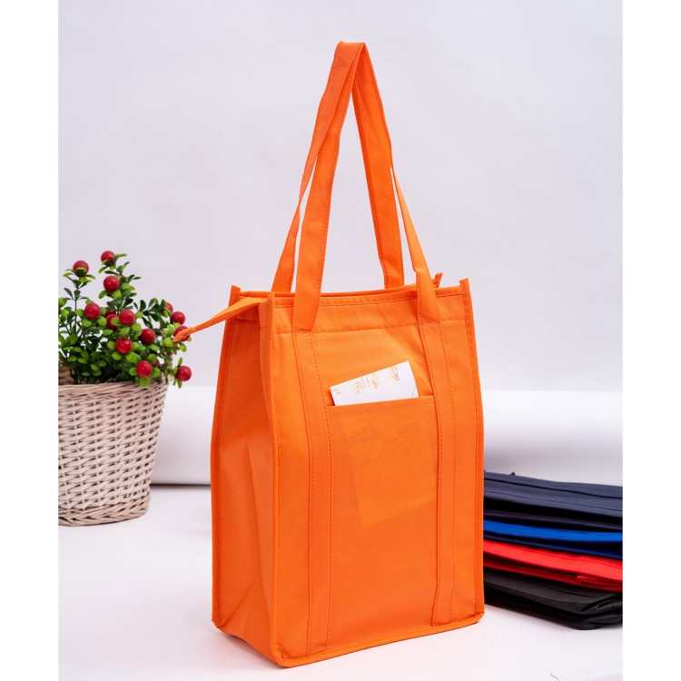 Non Woven Cooler Bag with Top Zip Closure 9