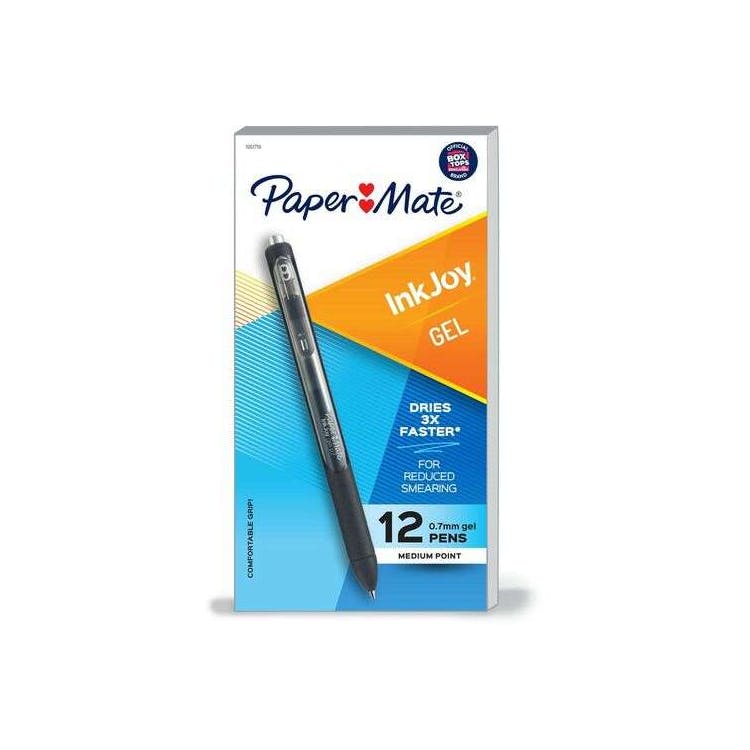 InkJoy Gel Pens - Black 0.7 mm 12 Pack 2