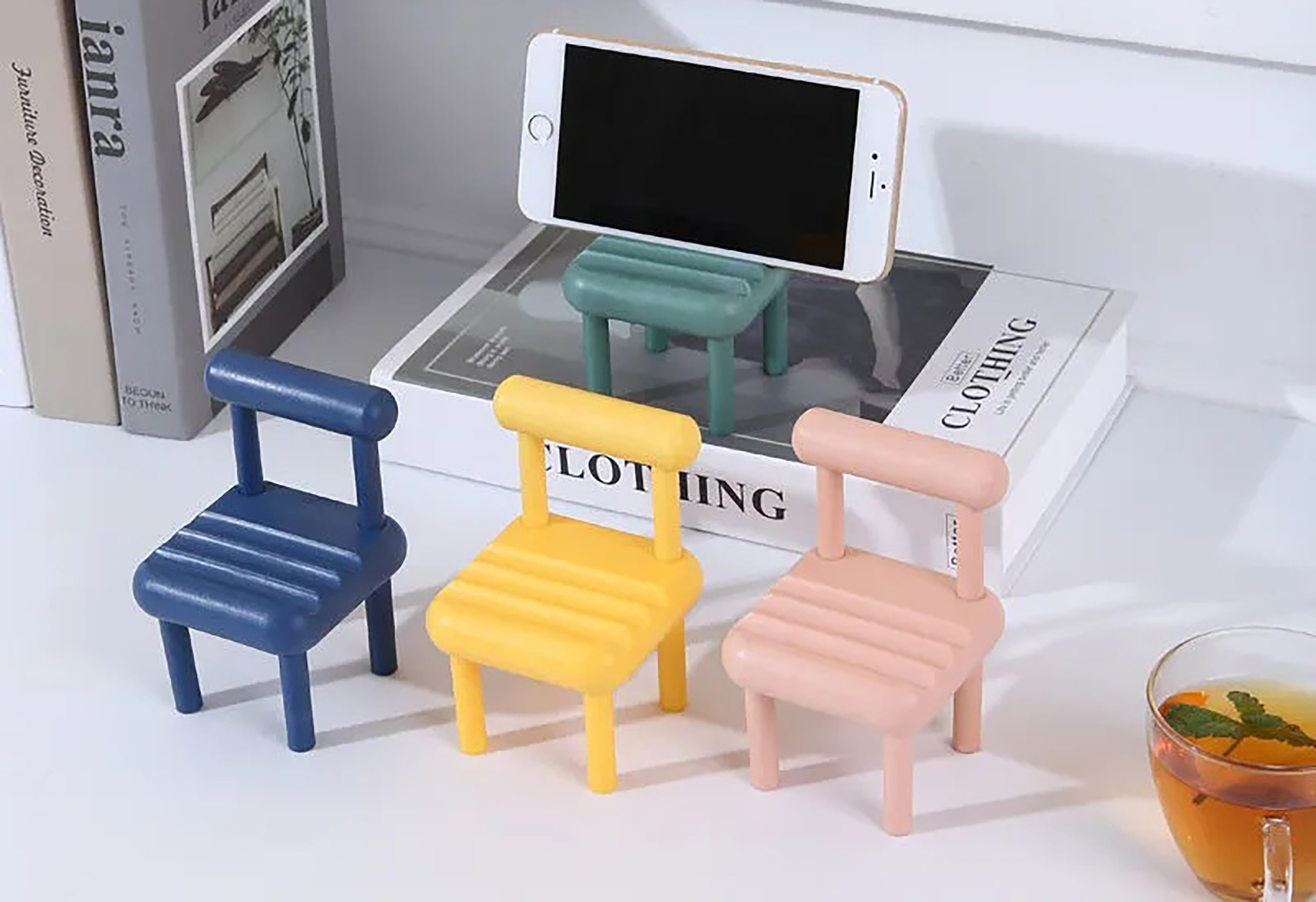 Cute Mini Chair Phone Holder 5