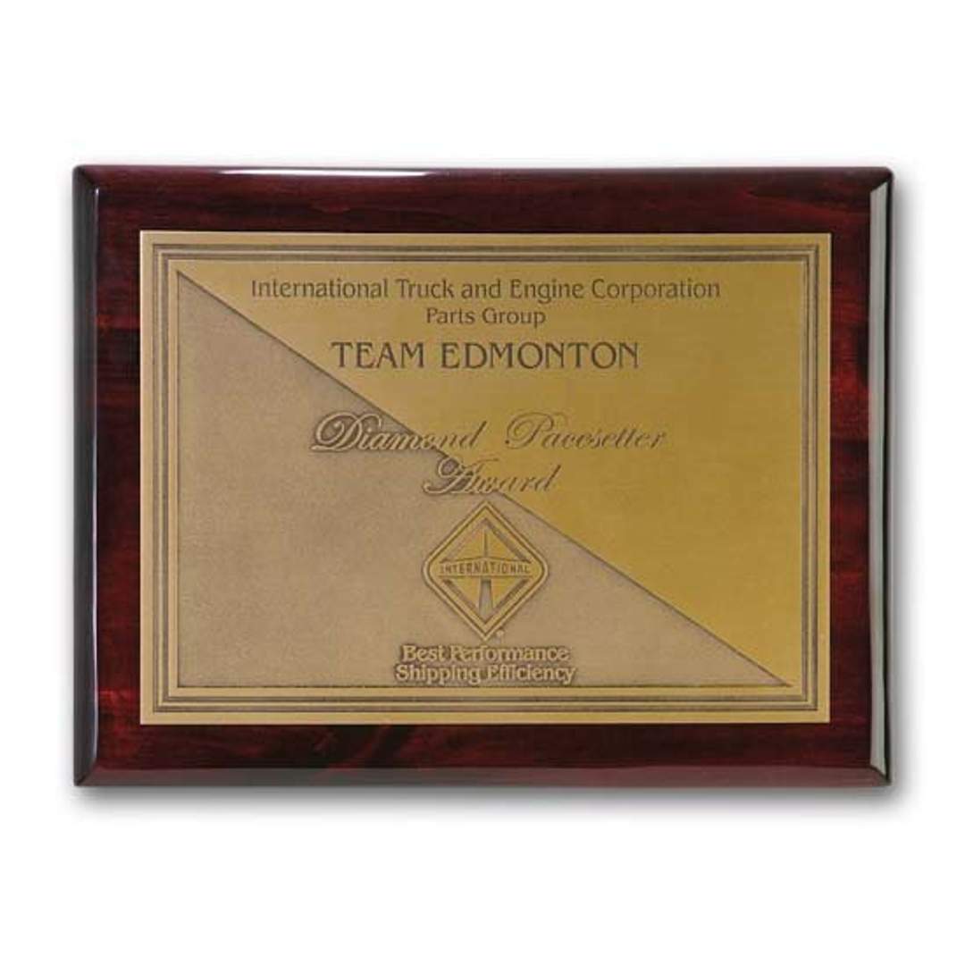 Double Etch Plaq - Rosewood 5