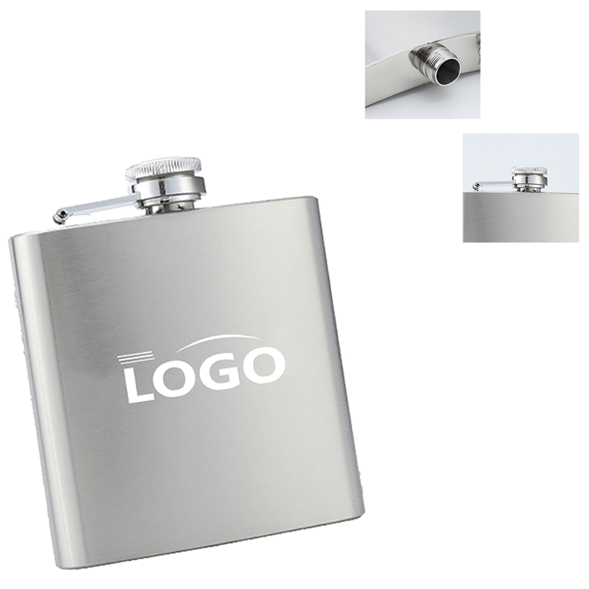 8 OZ Stainless Steel Flask 2