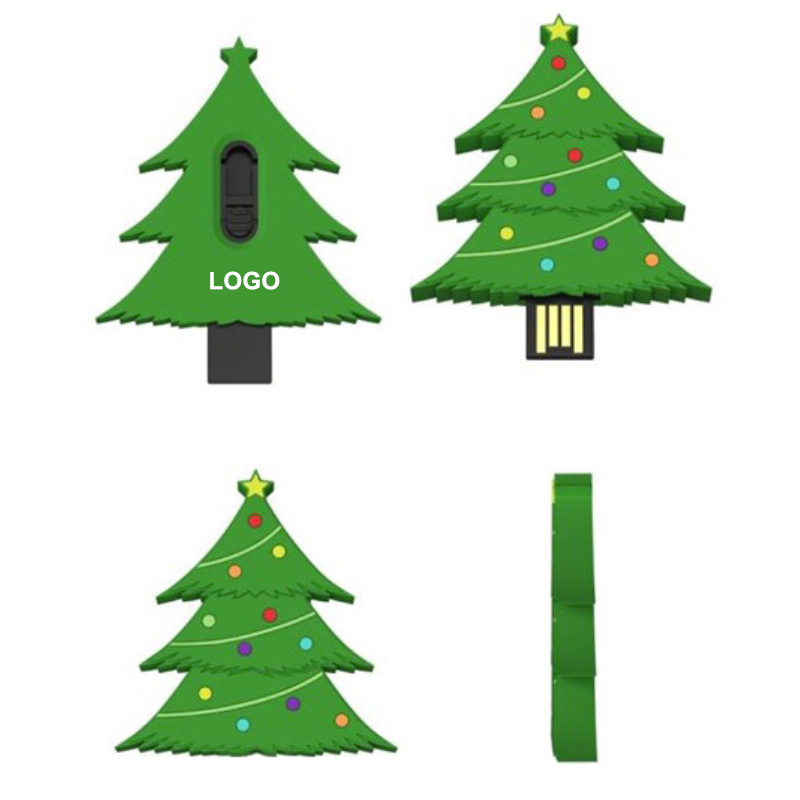 2GB Christmas Tree USB Flash Drive 1