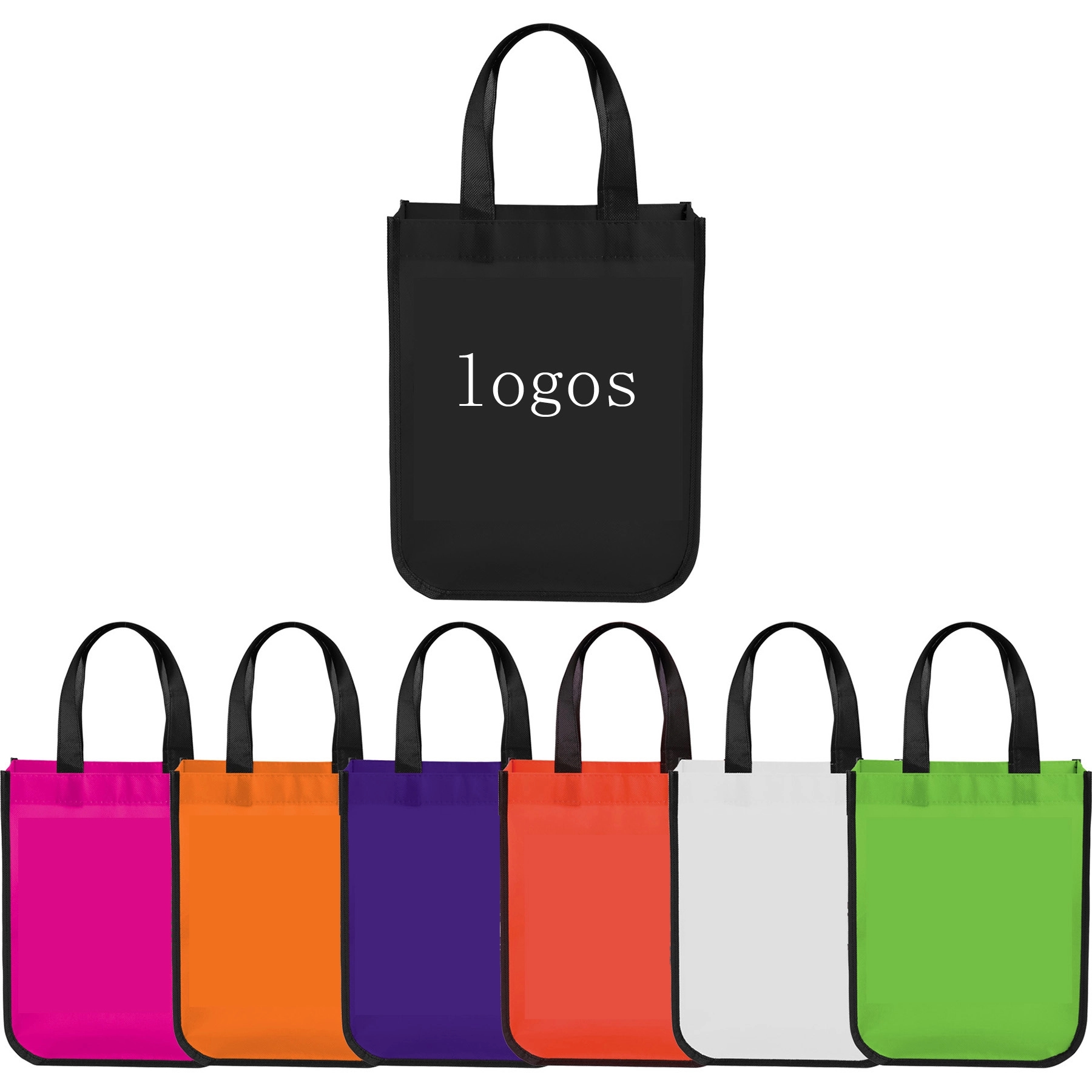 Small Laminated Shopper Tote 1