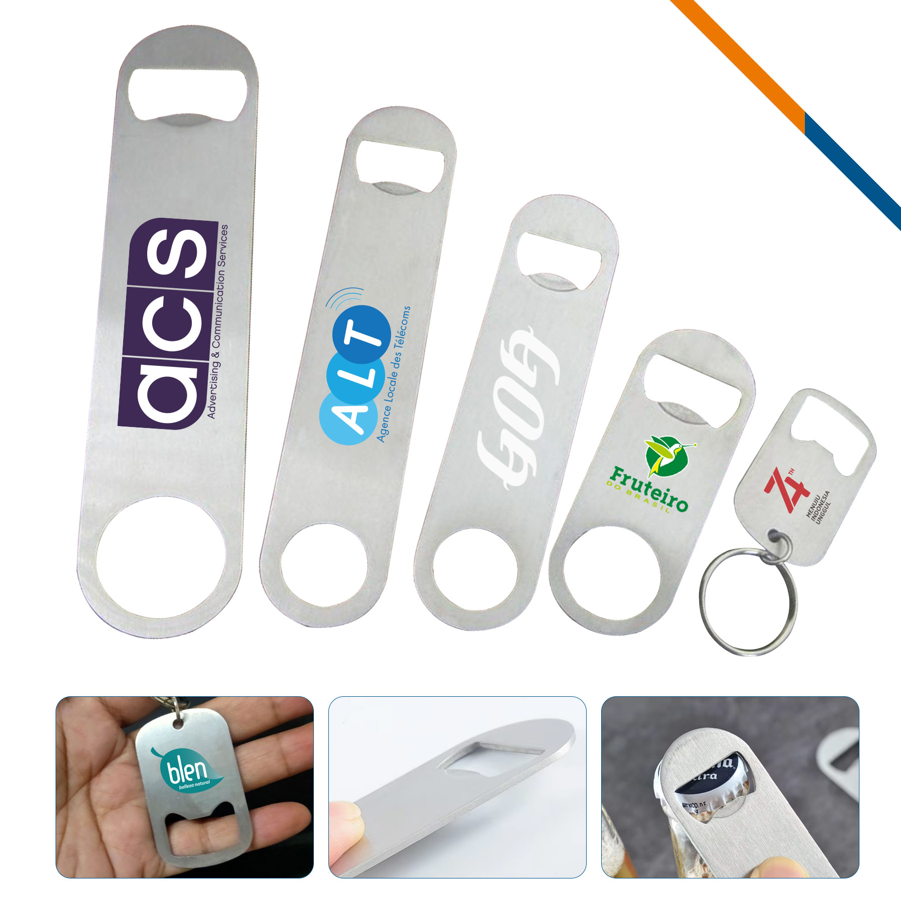 Niva Stainless Steel Bottle Opener 8