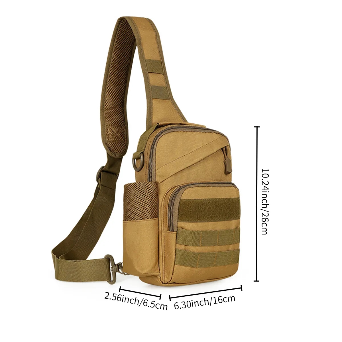 Tactical Outdoor Sling Crossbody Lure Bag W/ USB Port 3