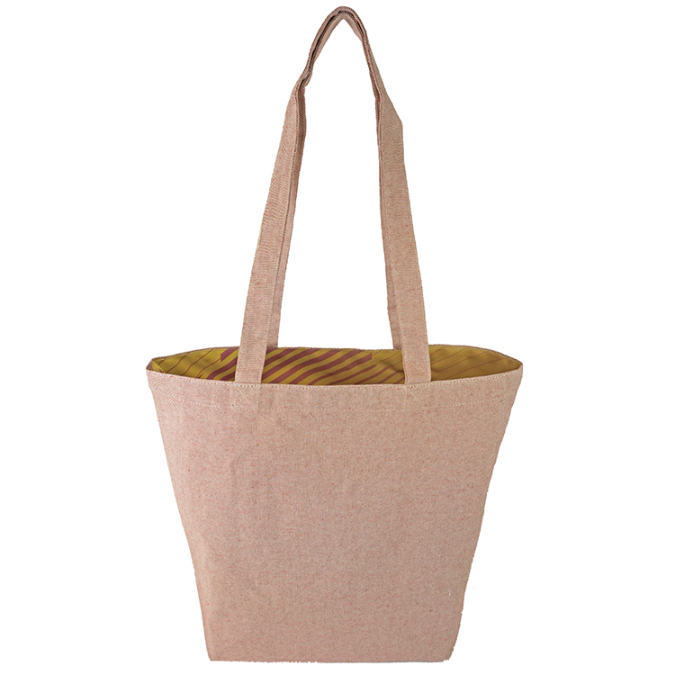 Super Sale- Reversible Colored Tweed Cotton Tote, custom tote bag with logo imprint 11