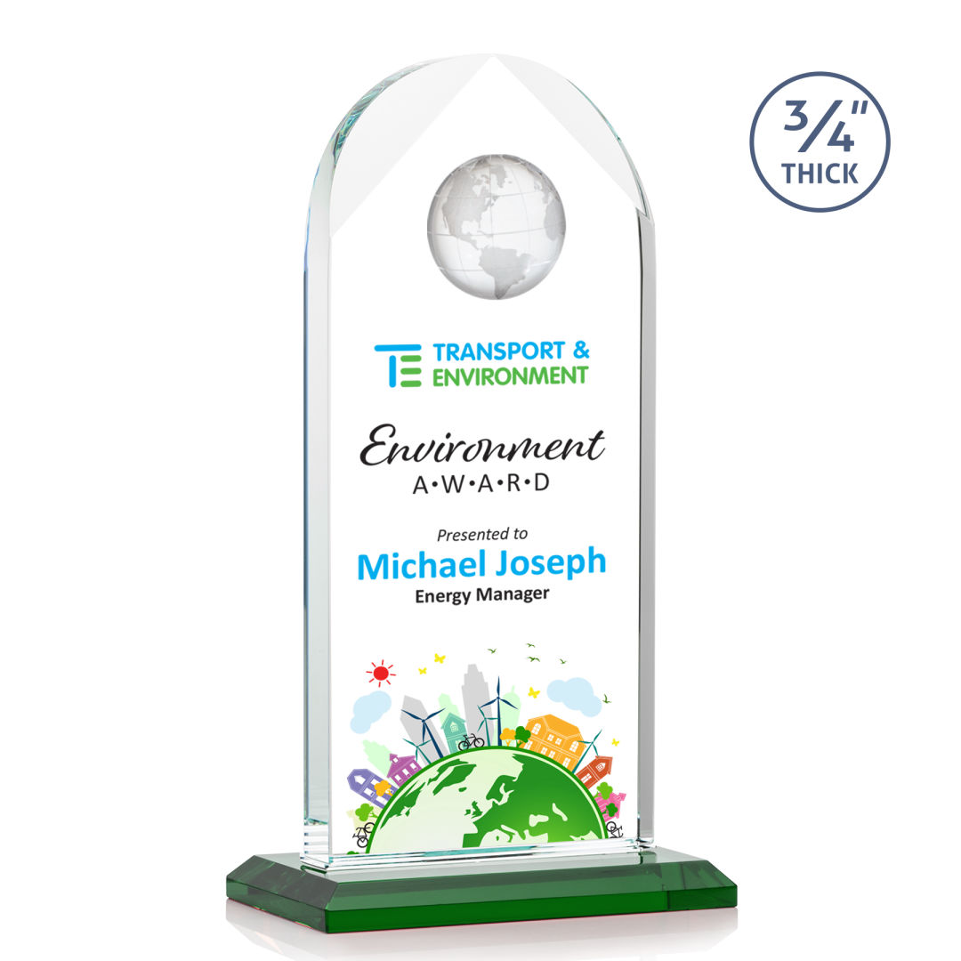 Blake Globe VividPrint™ Award - Green 8