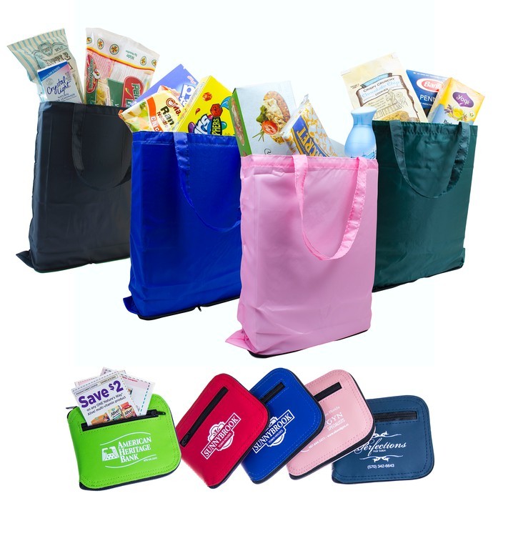 Zip-It Shopper Folding Shopping Bag 1