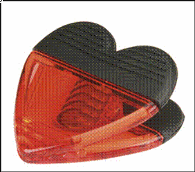 Heart Shaped Magnetic Memo Clips 1