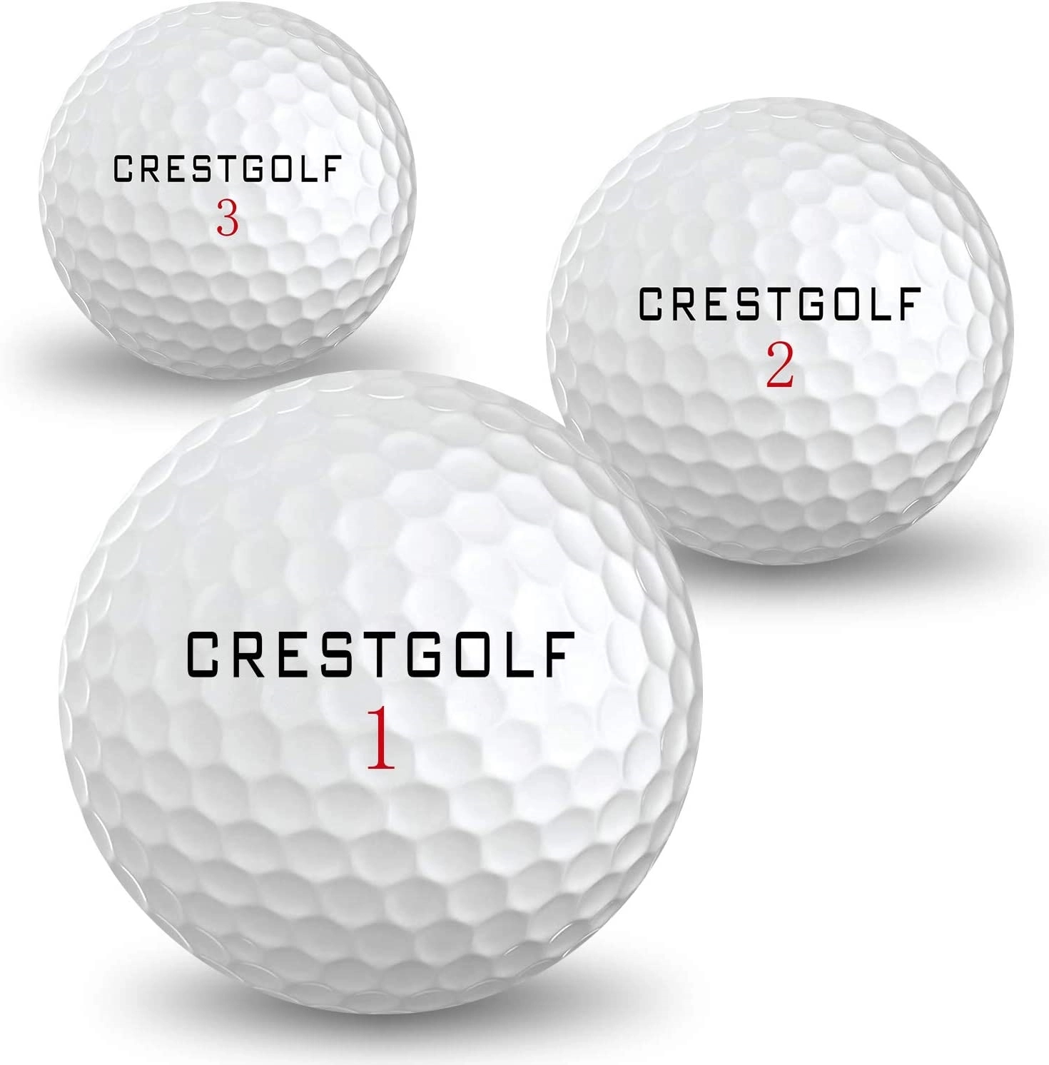 Synthetic Rubber Practice Golf Balls for Outdoor Use 2