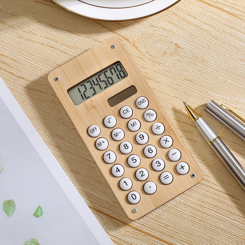 Multifunction bamboo calculator 3