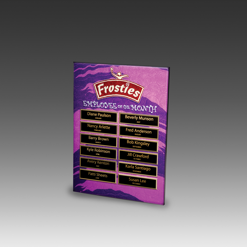 AcryliPrint HD Perpetual Plaque w/Magnetic Plate 2