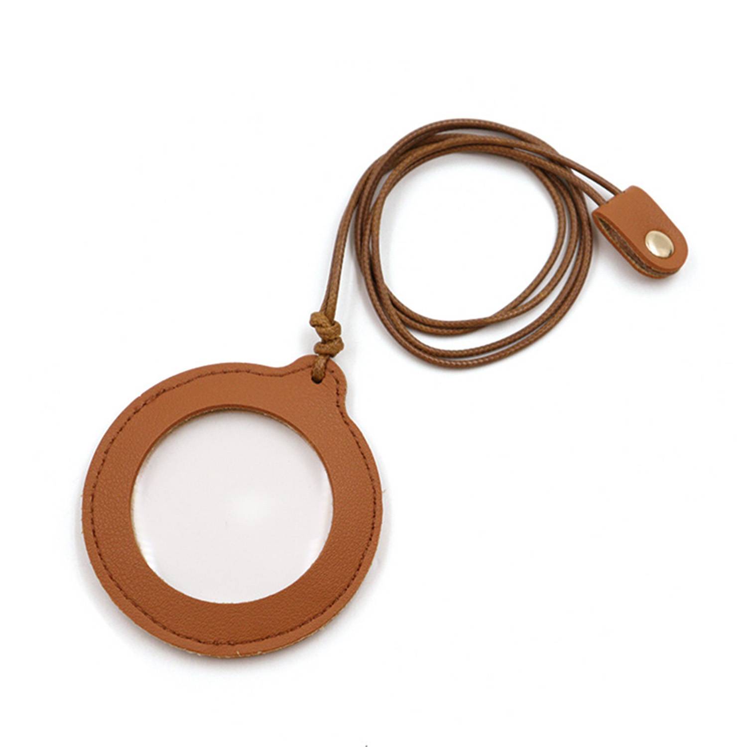 PU Leather Adjustable Neck Hanging Magnifier 5