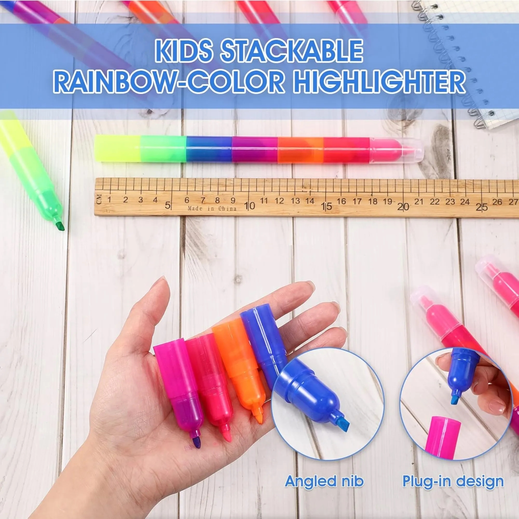 Creative 6 and 1 Highlighting Pens Markers 5