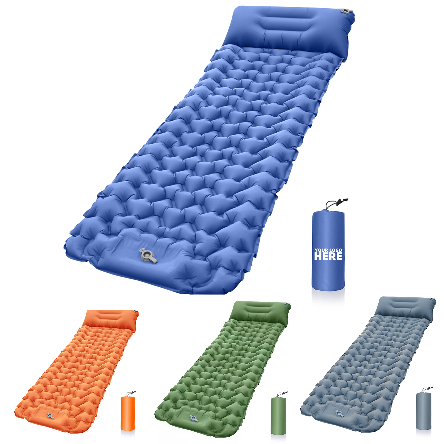 Portable Inflate Travel Sleeping Pad 2