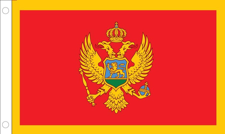 Montenegro Flag - 4' x 6' - Nylon 2