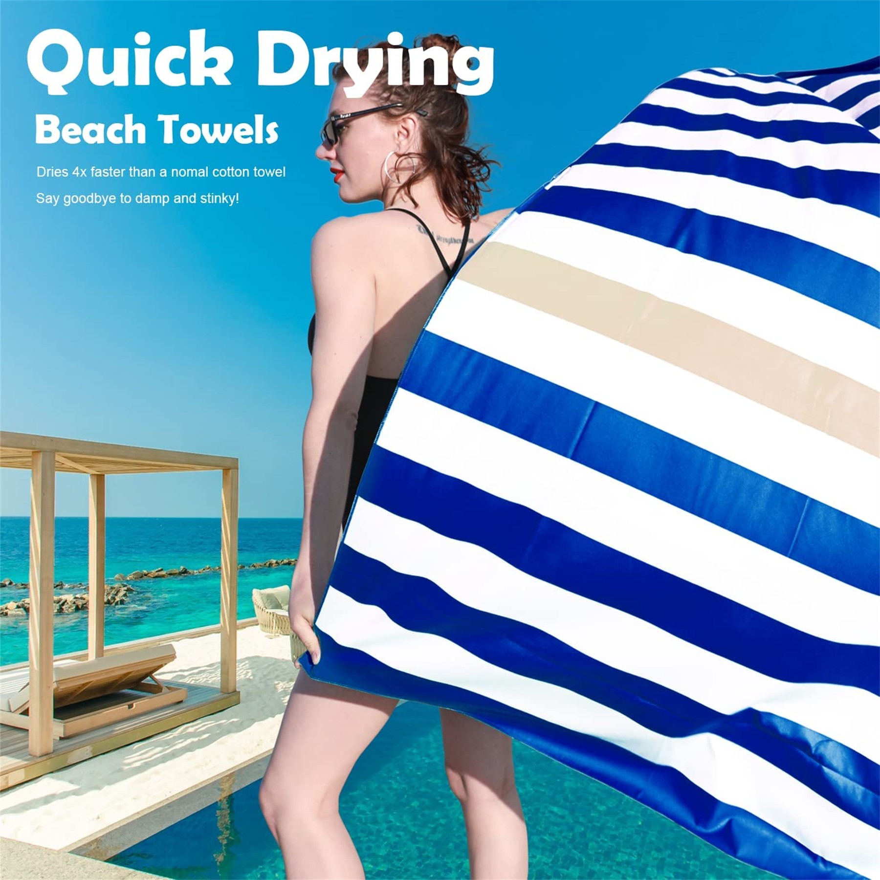 Quick Dry Microfiber Beach Towel 5