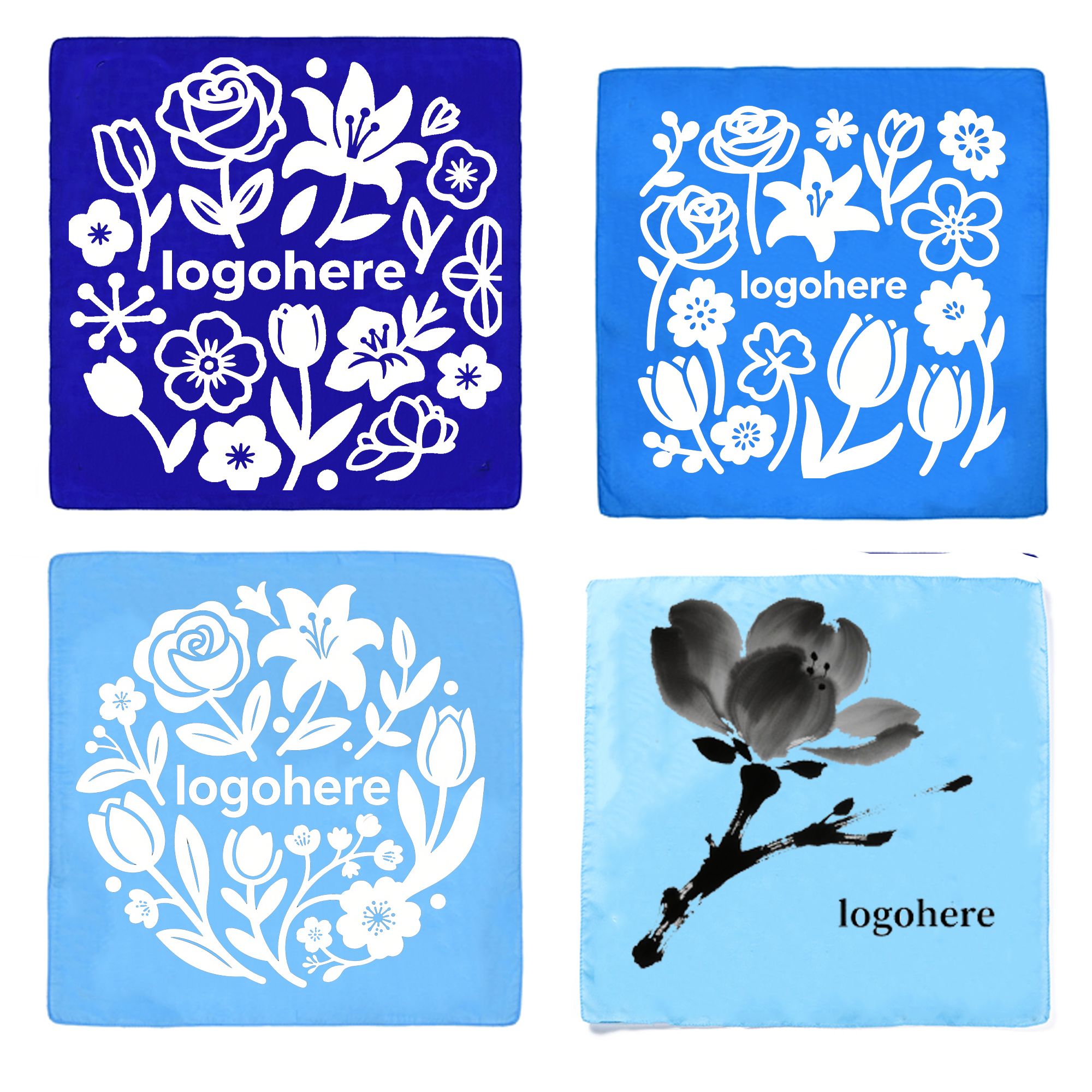 MOQ 100 pcs Breathable Polyester Bandana Scarf 5