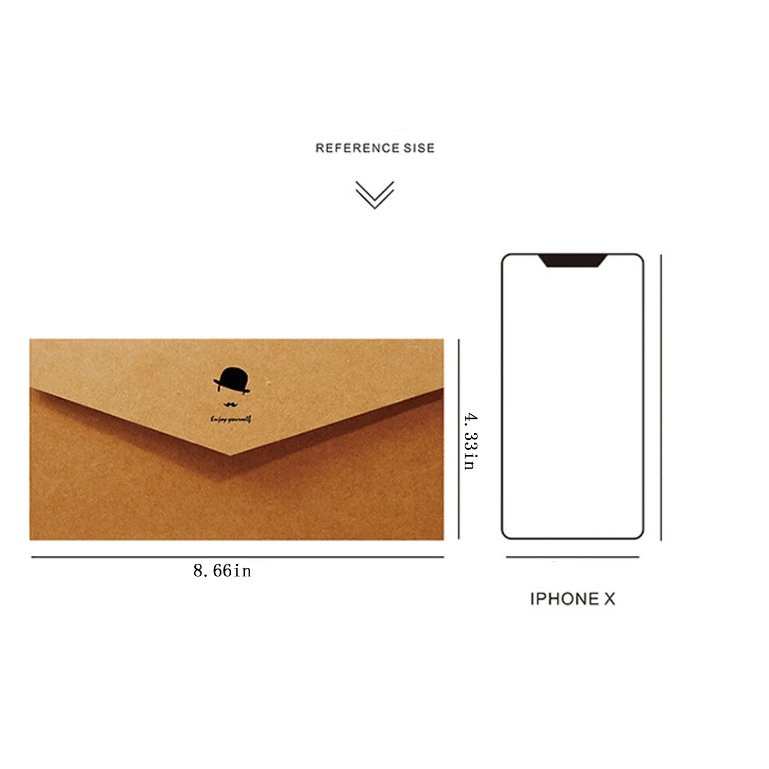 Stamped Texture Paper Can Print Logo Envelopes 2