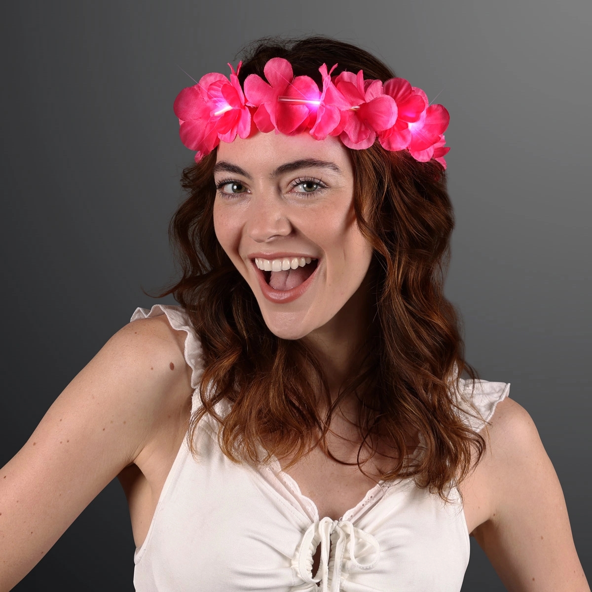 LED Value Flower Crowns, Lei Headband 7
